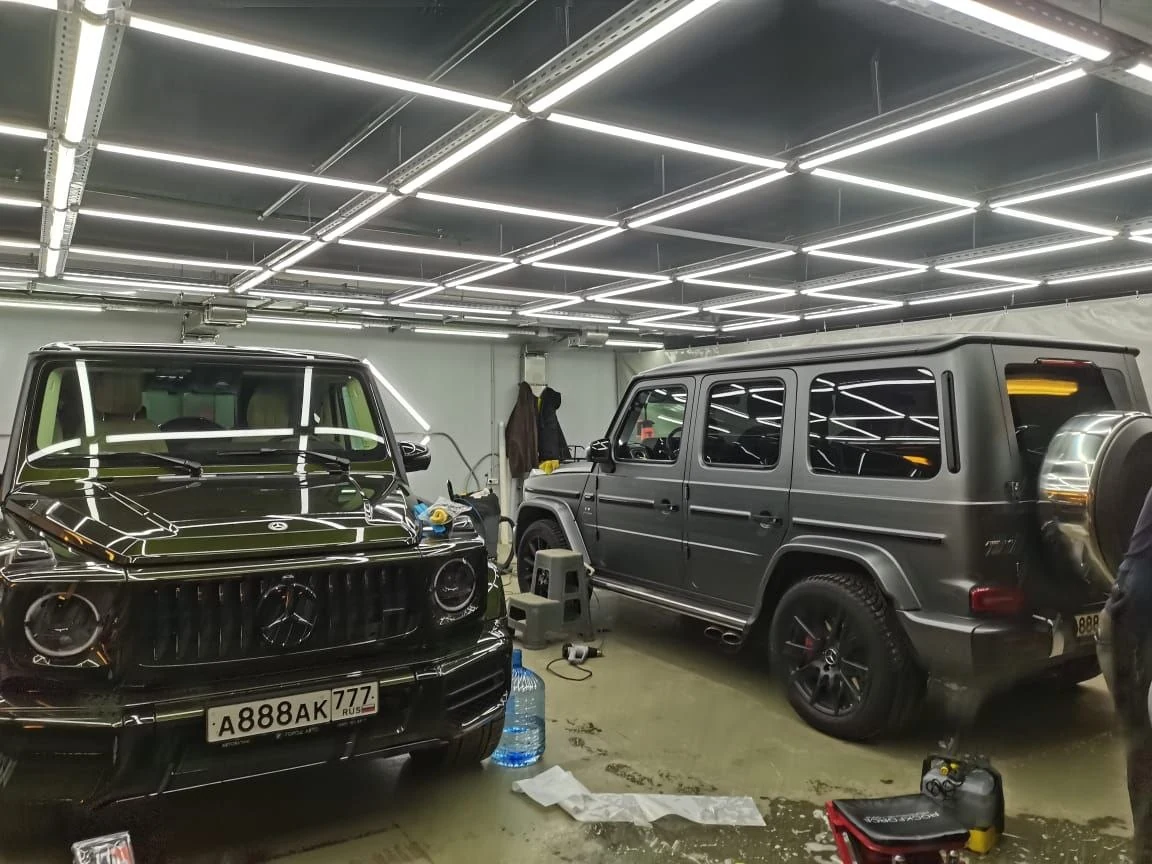 Mercedes-Benz G-Класс — рабочие моменты в мастерской